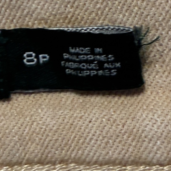 Lauren Ralph Lauren Women’s Modern Straight Tan Khaki Stretch Jeans Size 8P - Picture 6 of 13